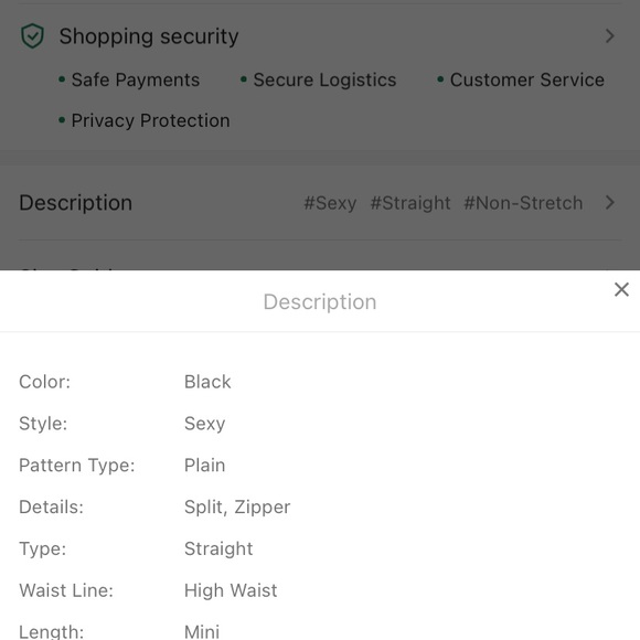 Shein Split Hem Satin Skirt - Picture 10 of 11